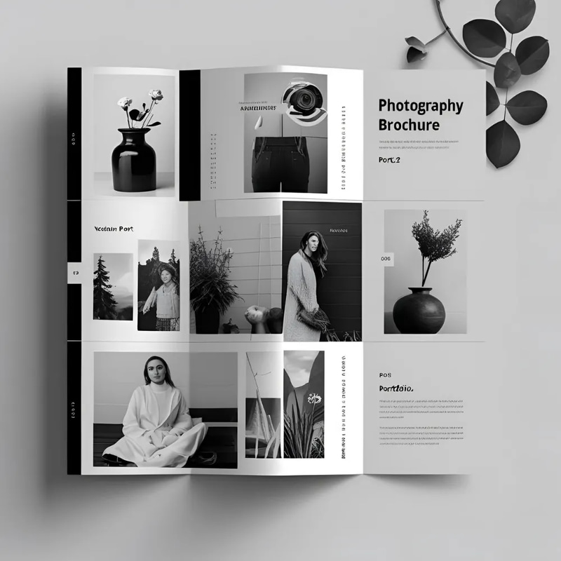 Photography Brochure V02 - Elegant Portfolio Template - Sophisticated Marketing Brochure for Photographers and Creative Agencies