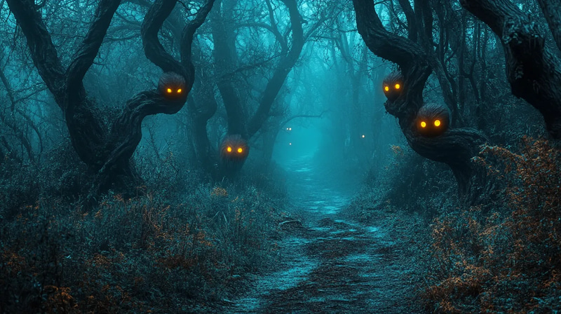 Widowwood Cursed Sentinel Forest - Fantasy Environment Art for Immersive Worldbuilding and Game Design