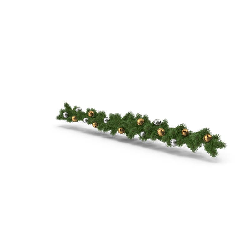 Spruce Garland Christmas Decor - Premium 3D Renders for Festive Visuals and Creative Projects