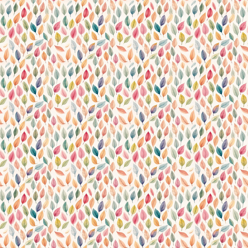 Watercolor Foliage Motifs - Artistic Hand-Drawn Botanical Patterns for Creative Designers and Crafters