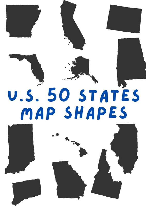 USA Map 50 States SVG Shape Set - Premium Vector Map Bundle for Designers & Geographic Projects 2025-2026