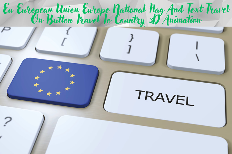 European Union National Flag - Cinematic AI-Enhanced Motion Graphic Elements for Dynamic Video Projects