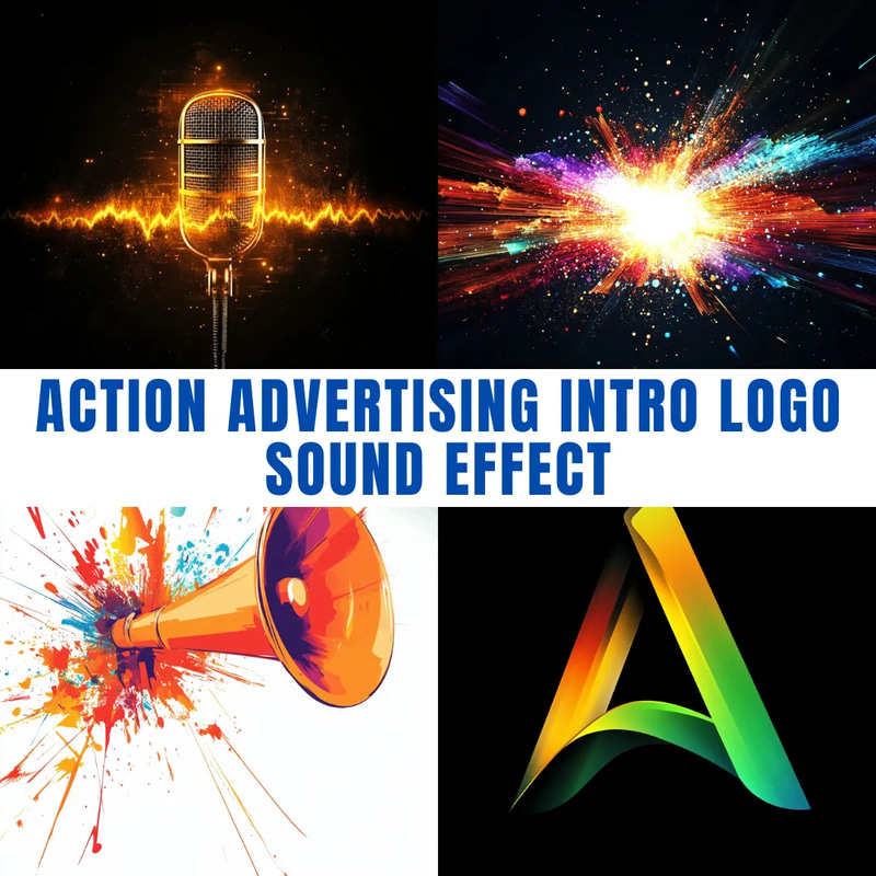 Action Advertising Intro Logo Sound Effect - Dynamic Sonic Branding for Commercial Videos and Campaigns