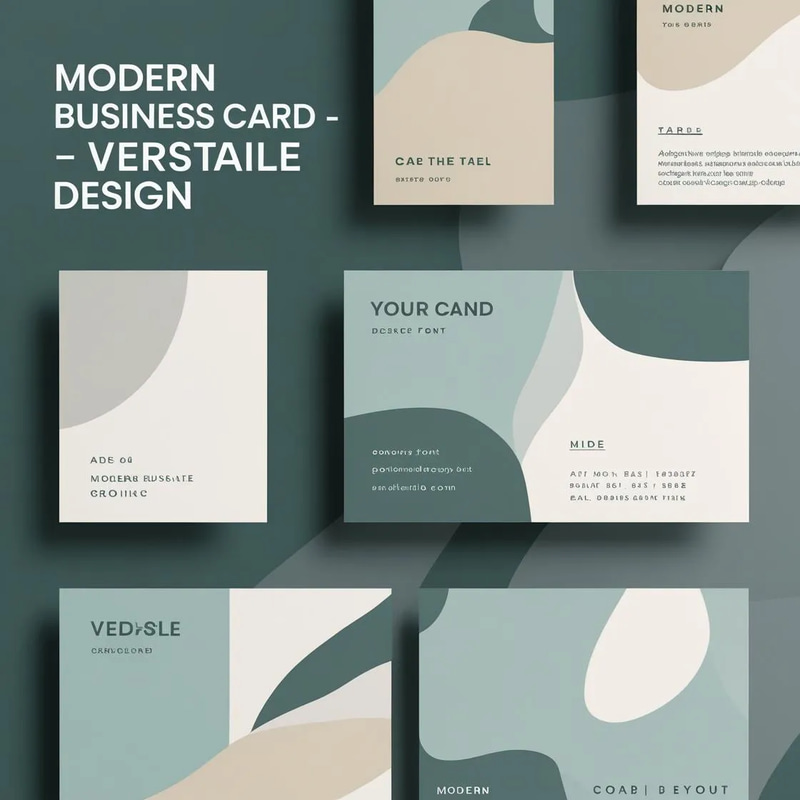 Modern Business Card Versatile Design - Sleek Corporate Templates for Professional Branding and Impactful Networking