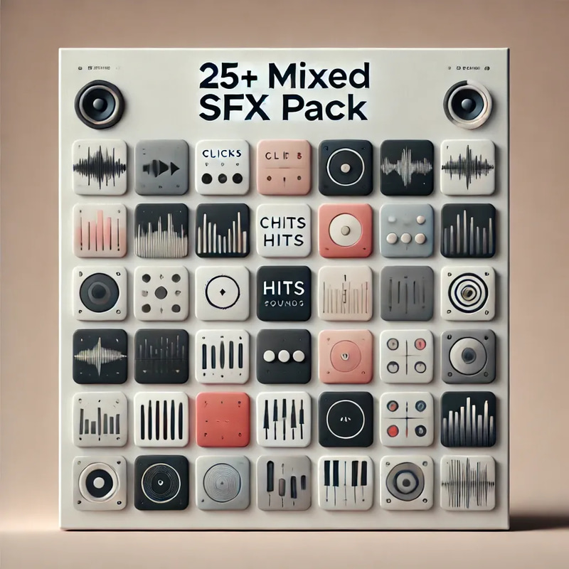 25+ Mixed SFX Pack - Versatile AI-Enhanced Audio Effects for Creators and Producers