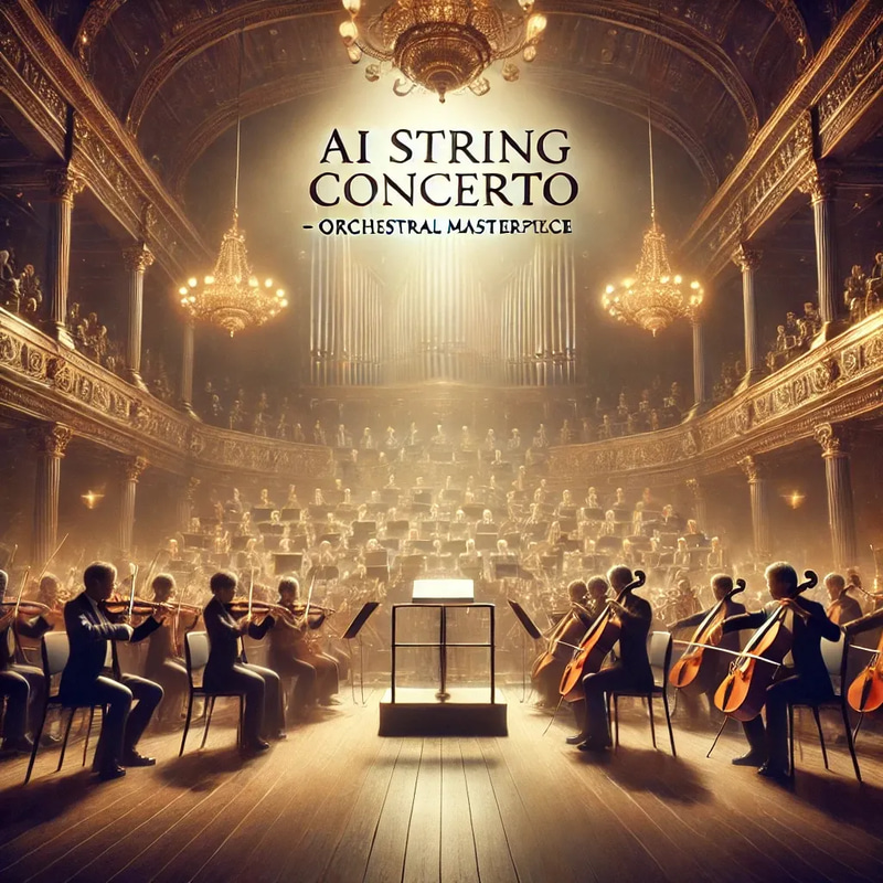AI String Concerto - Orchestral Masterpiece - Cinematic AI-Orchestrated Classical Music for Creative Projects and Film Scores