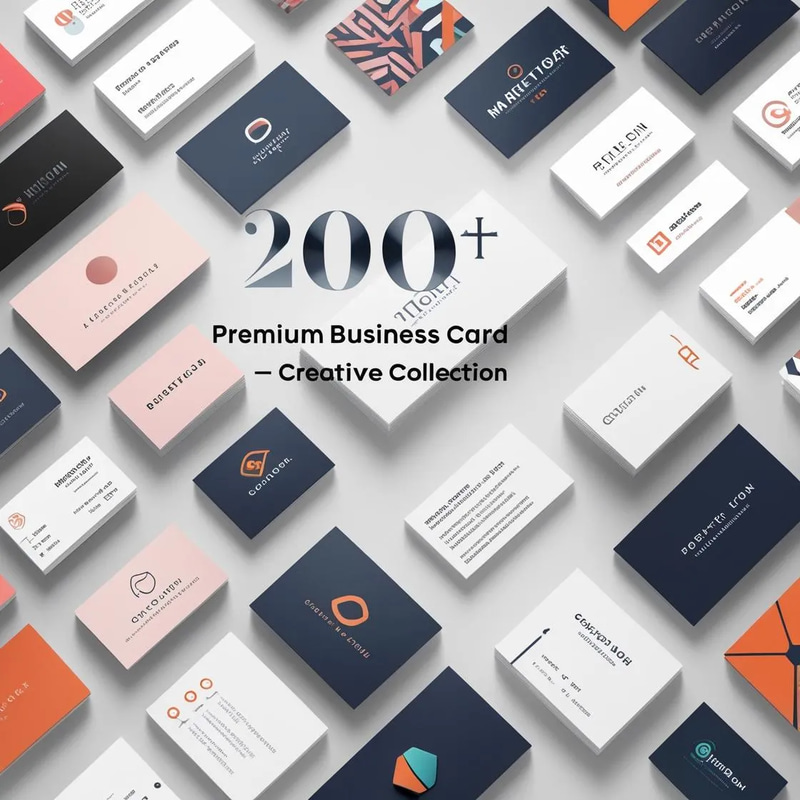 200+ Premium Business Card Creative Collection - Versatile Business & Office Templates for Professionals and Agencies