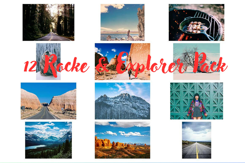 12 Rock Formation Explorer Series - Stunning Nature & Wildlife Stock Photos for Travel and Adventure Creators