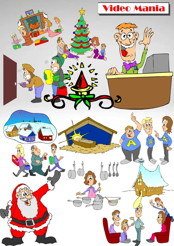 25 Christmas Illustrations Bundle Vol.2 - Festive Hand-Drawn Holiday Clipart for Creative Seasons and Celebrations