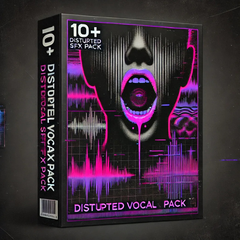 10+ Distorted Vocal SFX Pack - Dynamic Distorted Vocal Audio Effects for Creators and Sound Designers