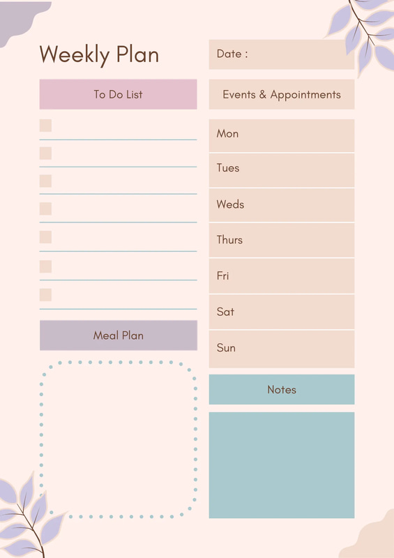 Soft Hue Weekly Harmony Planner - Serene Minimalist Organizer for Balanced Productivity and Mindful Time Management
