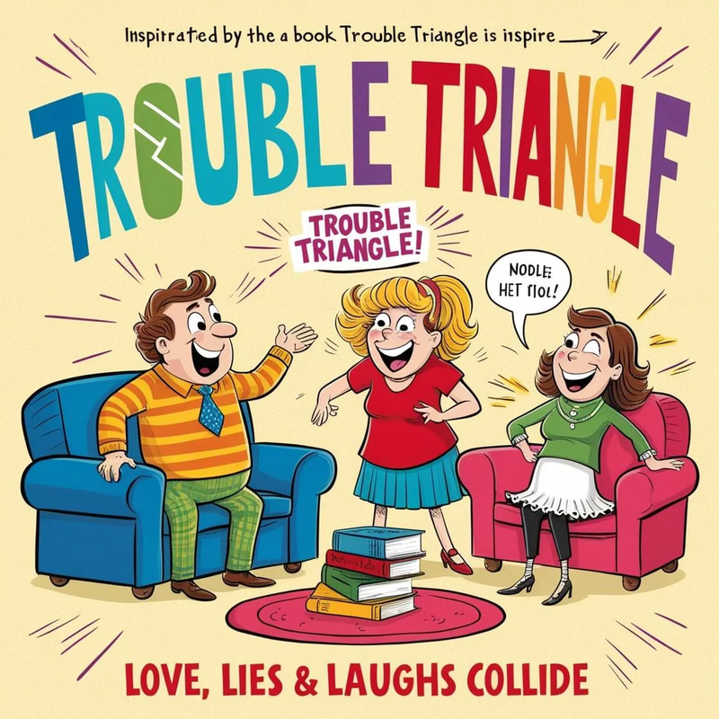 Trouble Triangle Love Lies & Laughs Collide - Witty Comedy Ebook for Lighthearted Entertainment and Stress Relief