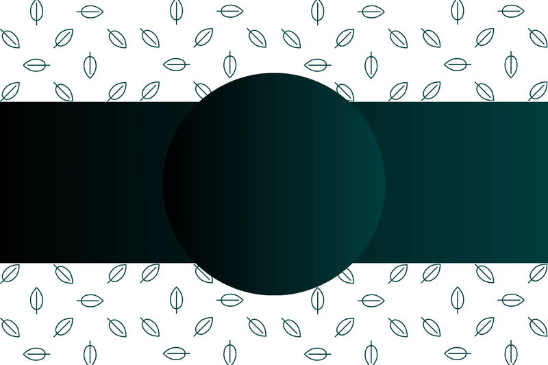 Organic Tea Mix Label Green and White Modern - Sleek Packaging Template for Natural Beverage Brands