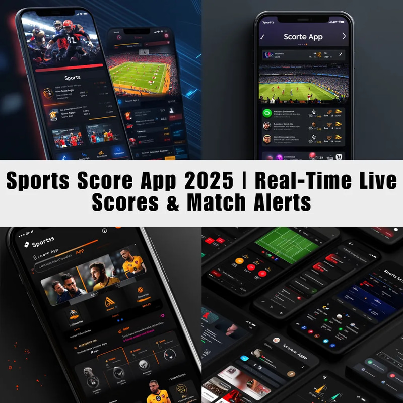 Sports Score App FREE - Intuitive Mobile Application for Real-Time Sports Tracking and Fan Engagement