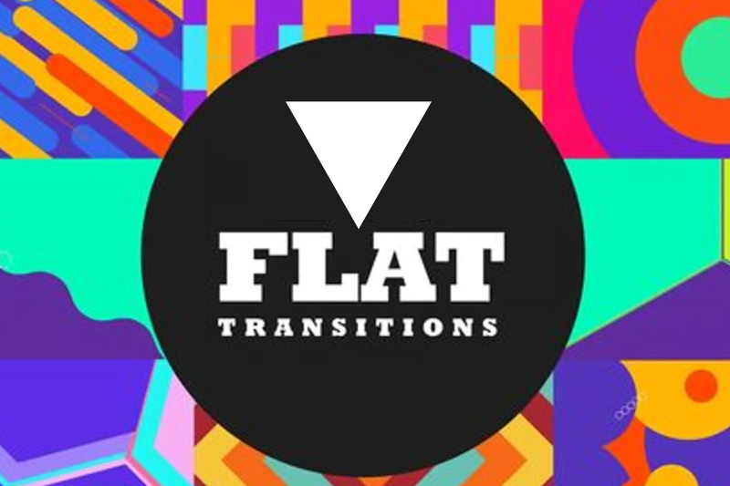 Minimal Flat Transitions Pack - Sleek AI-Powered Video Transitions for Streamlined Broadcast and Content Creation