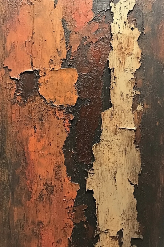 Textured Form-Focused Abstract Art - Expressive Abstract Painting for Contemporary Creative Spaces and Art Enthusiasts