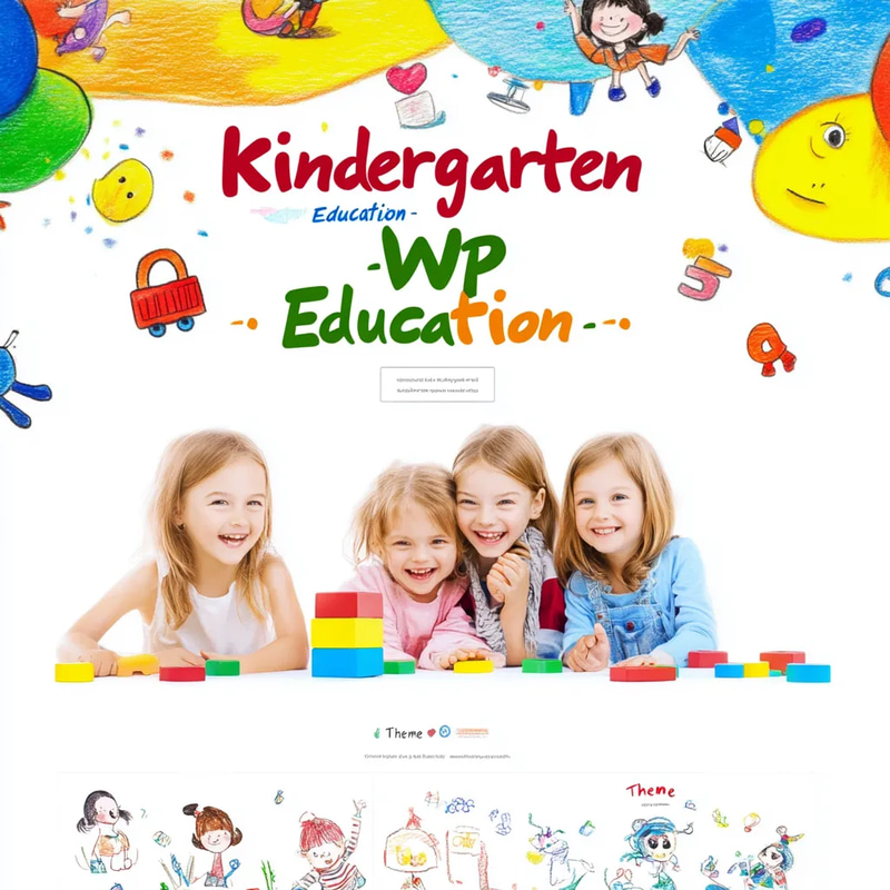Kindergarten Education WP Theme - Engaging and Responsive WordPress Theme for Early Learning Websites