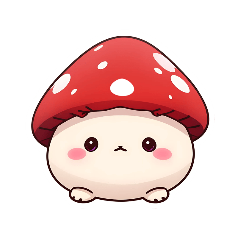 10 Fungi World Mushroom Sticker Pack - Vibrant Jungle & Forest Sticker Bundle for Creative Projects