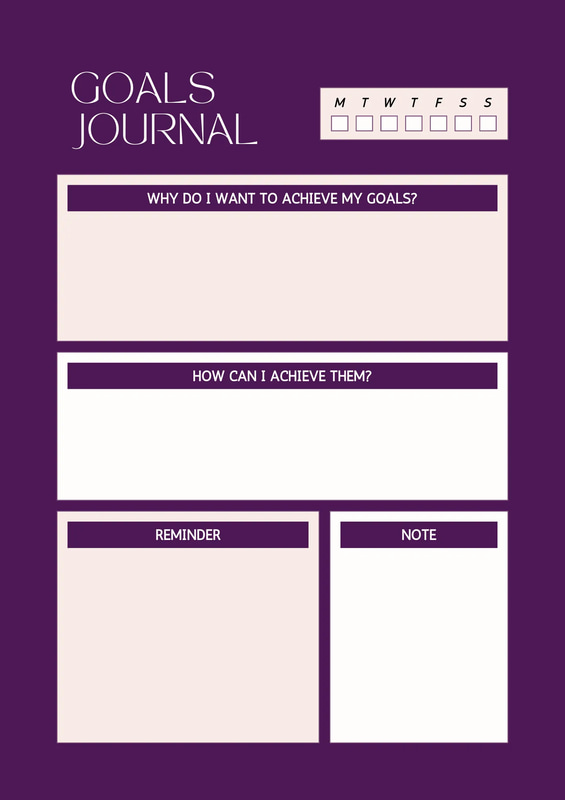Grape Goals Purple Personal Planner - Vibrant Goal-Setting Organizer for Focused Personal Growth and Daily Motivation