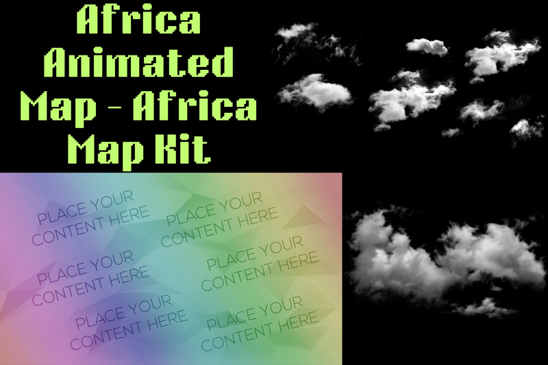 Africa Map Animation Kit - Interactive Geography Template - Dynamic Slideshow for Educators and Presenters