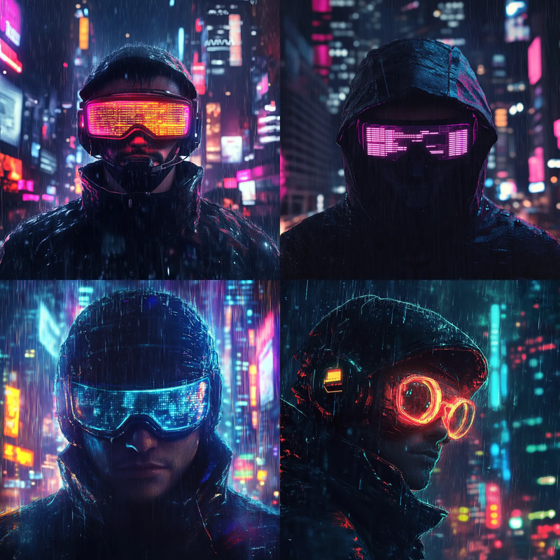 Cyberpunk Hacker Pixel Character - Vibrant Pixel Art for Game Developers and Digital Creators