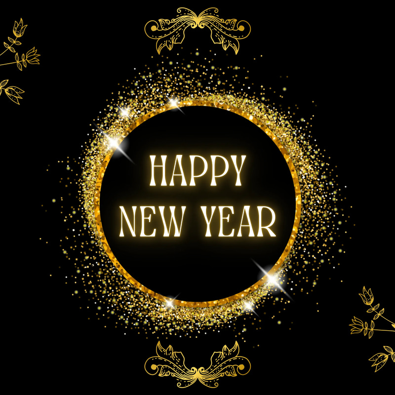 Gold Modern New Year - Elegant Contemporary New Year Invitation Cards for Stylish Celebrations