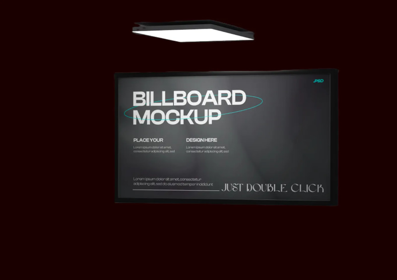Billboard Mockup - Urban Advertising - Premium Urban Billboard Mockup for Designers and Marketers