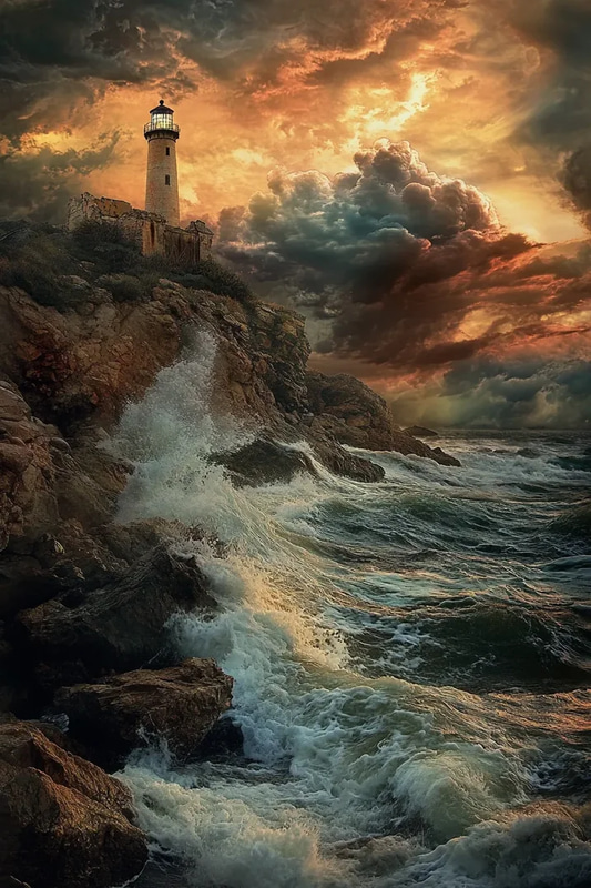 Coastal Cliffs Wall Art - Serene Landscape Canvas for Tranquil Home and Office Decor 2025-2026