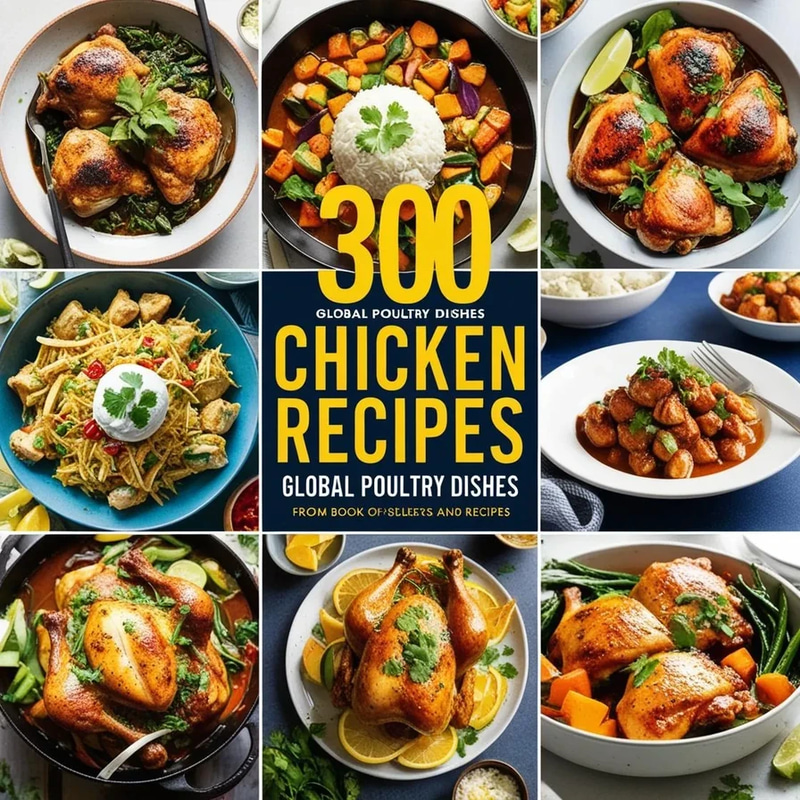 300 Chicken Recipes - Global Poultry Dishes by SavoryNest Press - Culinary Inspirations for Home Cooks and Food Enthusiasts