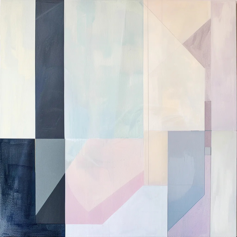 Geometric Abstract Clean Line Art - Minimalist Geometric Abstraction for Modern Creatives and Artistic Projects